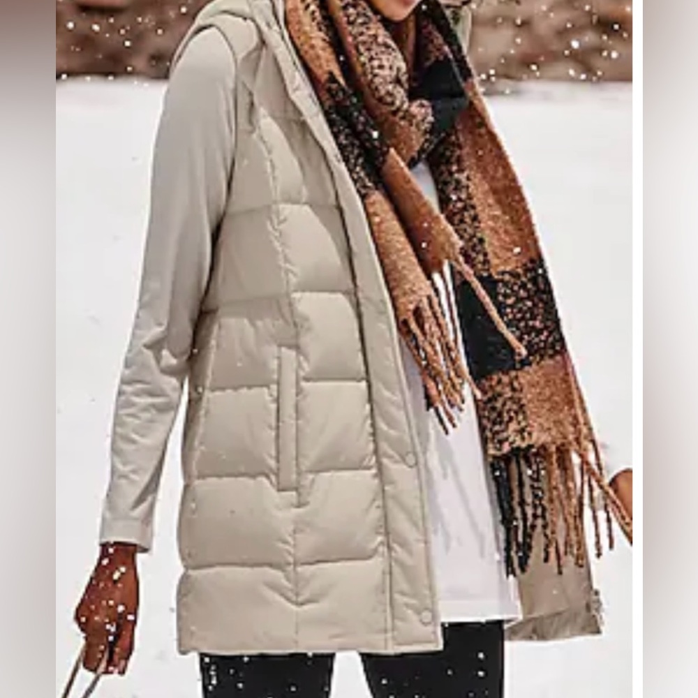 J. Jill Down Hooded Vest